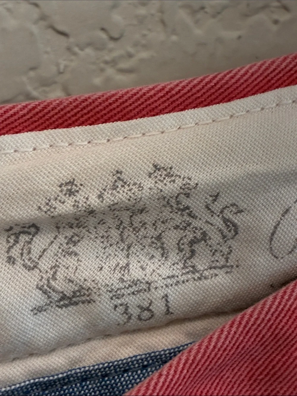 Polo by Ralph Lauren Red and Blue Striped Lined Shorts